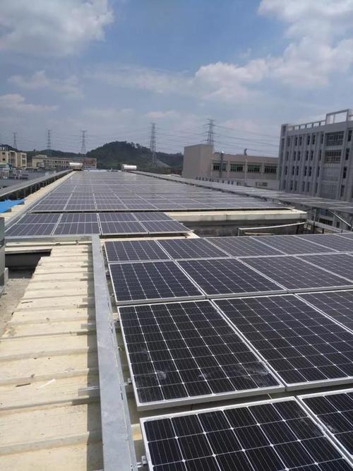 珠海中山工厂楼顶安装光伏发电太阳能发电项目